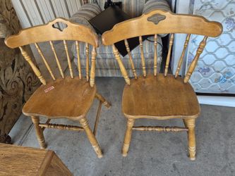 Set Of 2 Matching Kitchen Chairs