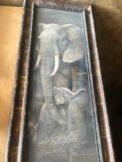 Elephant Picture And Frame Z Gallerie