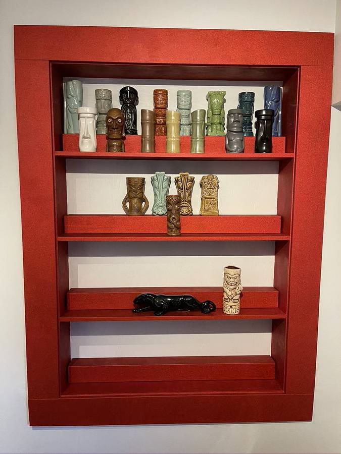 Large In Wall Shelving Unit Or Freestanding Bookcase 