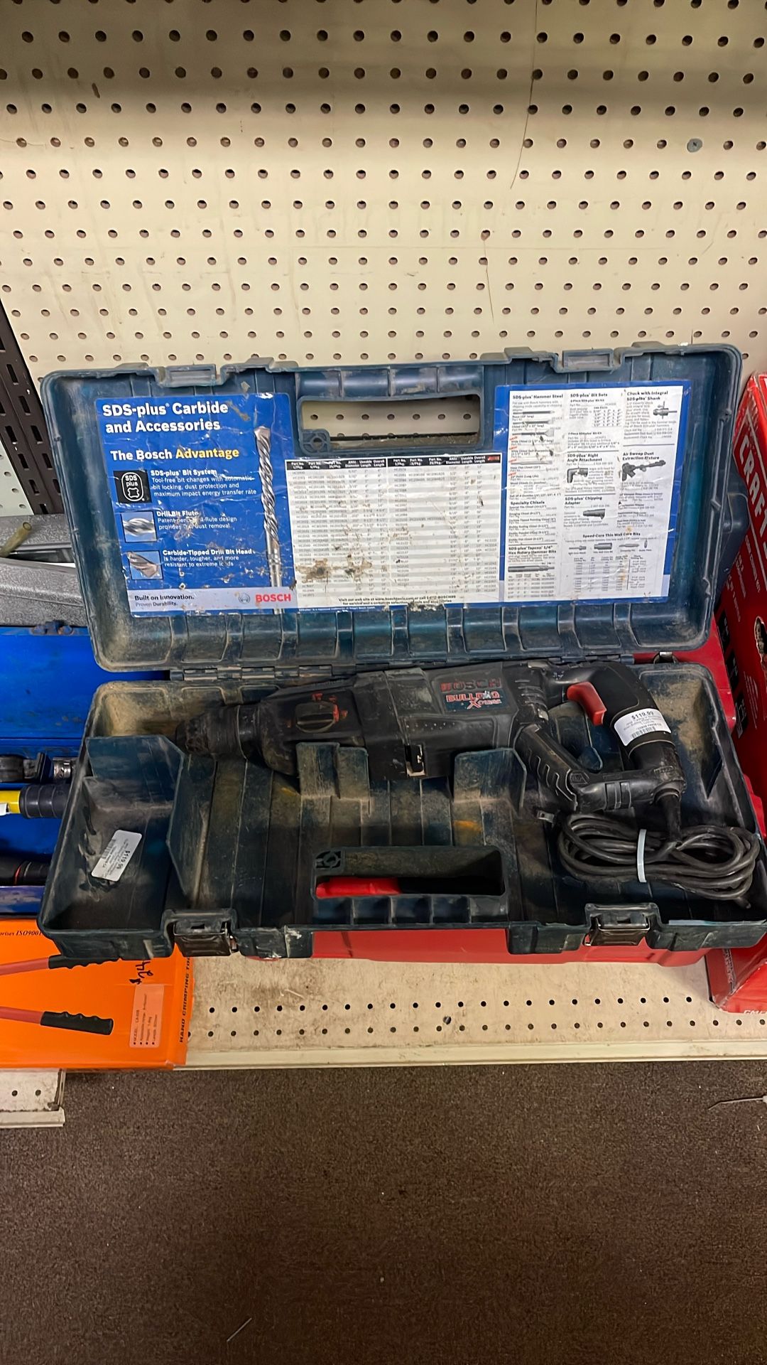 Bosch Bulldog Rotary Hammer Drill 11255 Vsr