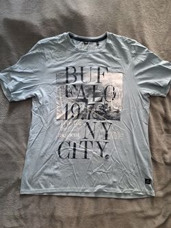 Buffalo Men's XL Baby Blue Tshirt