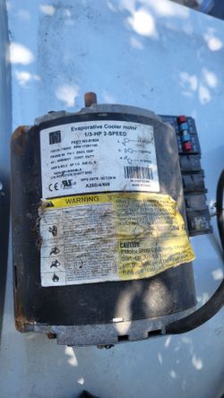 Swamp cooler motor