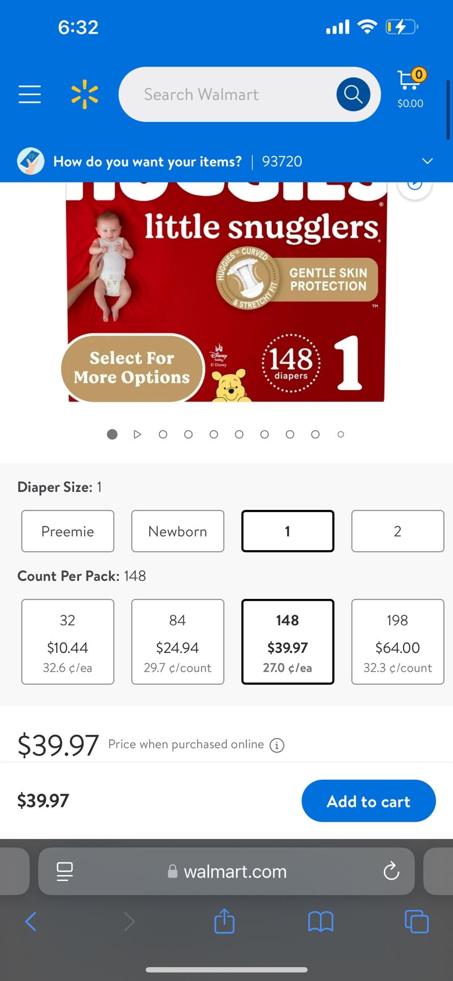 BRAND NEW Huggies Size 1 Diapers