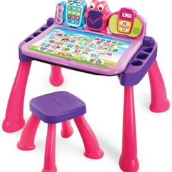 VTech Touch and Learn Activity Desk Deluxe, Pink