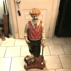 Golfer Statue 42” Tall $45