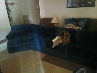 Used Blue couch set