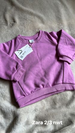 Zara girls sweatshirt