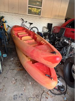 Two Perception Rambler 13.5 ft. tandem kayaks