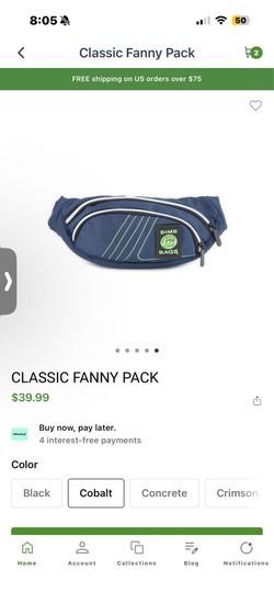 Dimebags Cobalt Fanny Pack