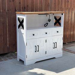 Solid Wood Farmhouse Cabinet