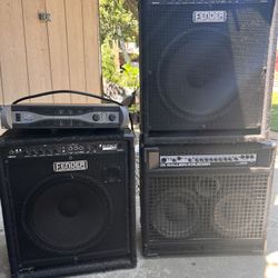 Bocinas Y Amplificador $500 Todo