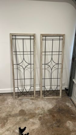 decorative faux window frames