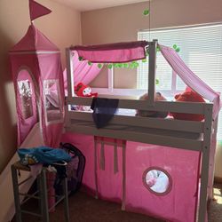 Castle Bed With Slide OBO