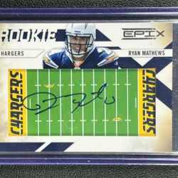 Super Nice Panini Epix Ryan Mathews Rookie, Auto, # 132/210 Card MINT 