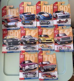 Hot Wheels 2018 50th Anniversary Throwback Series Target Exclusive Set