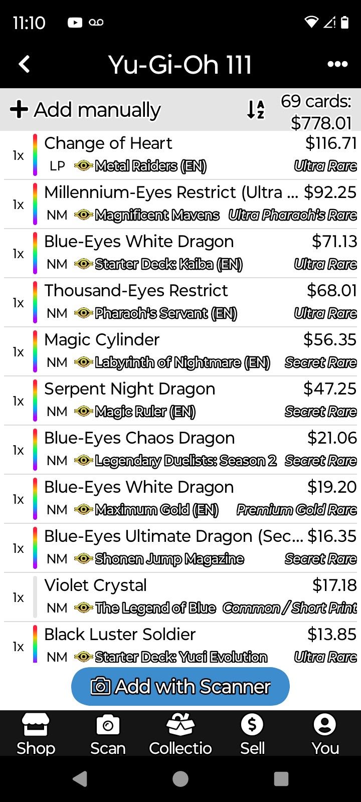 Yu Gi Oh Collection Great Cards Great Condition Very Good Price 