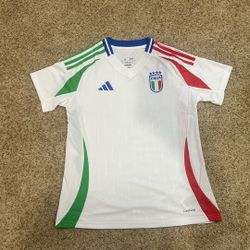 Adidas Italy Nacional Soccer Jersey -  Woman.  Size “S” And. “M”. Color White  2024. Authentic.