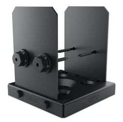 Ozco Ironwood Lite 6in x 6in Post Base Kit, 1 Pack, Black