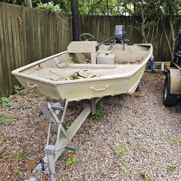 Boat with trailer 