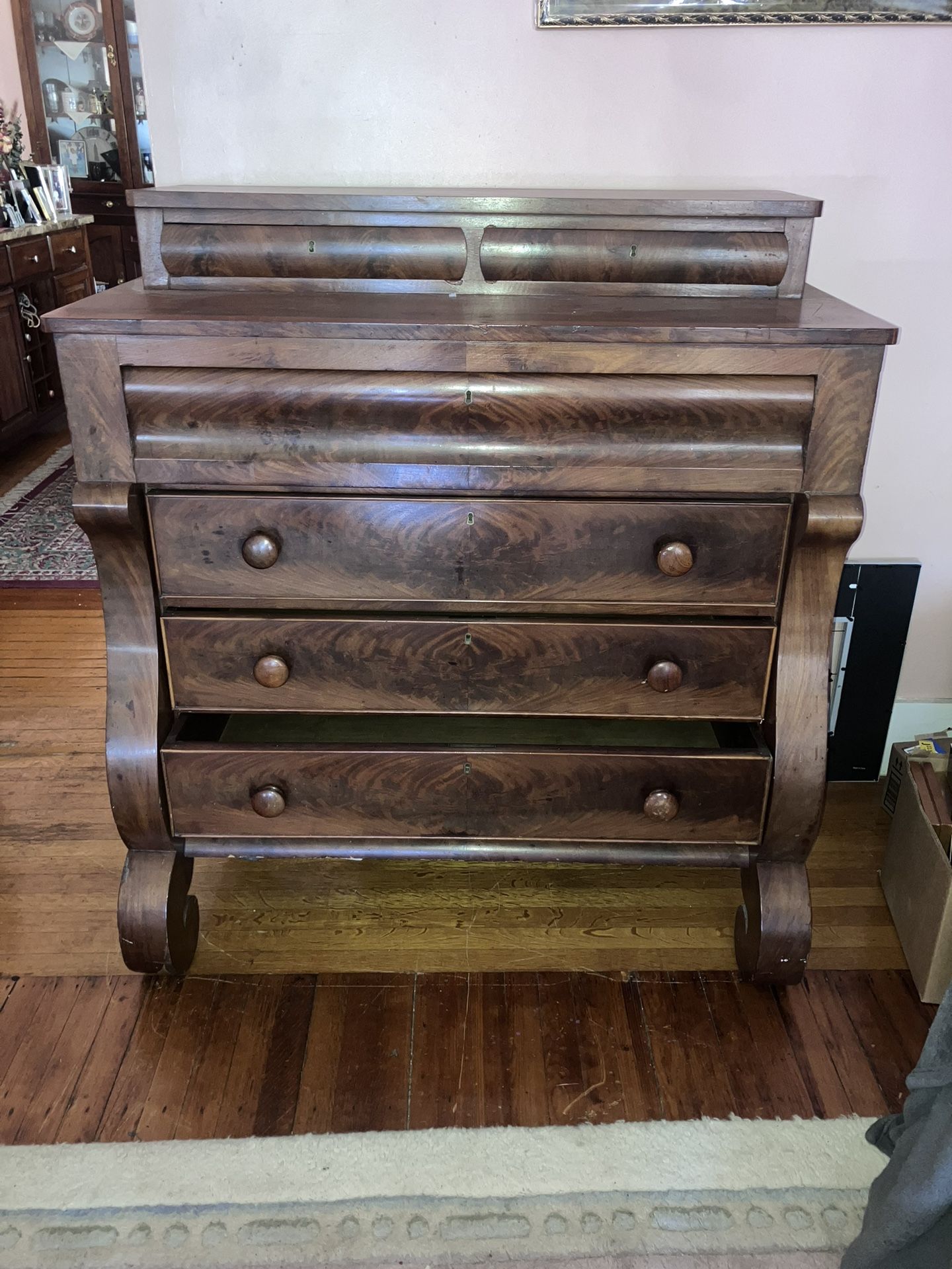 Antique Empire dresser