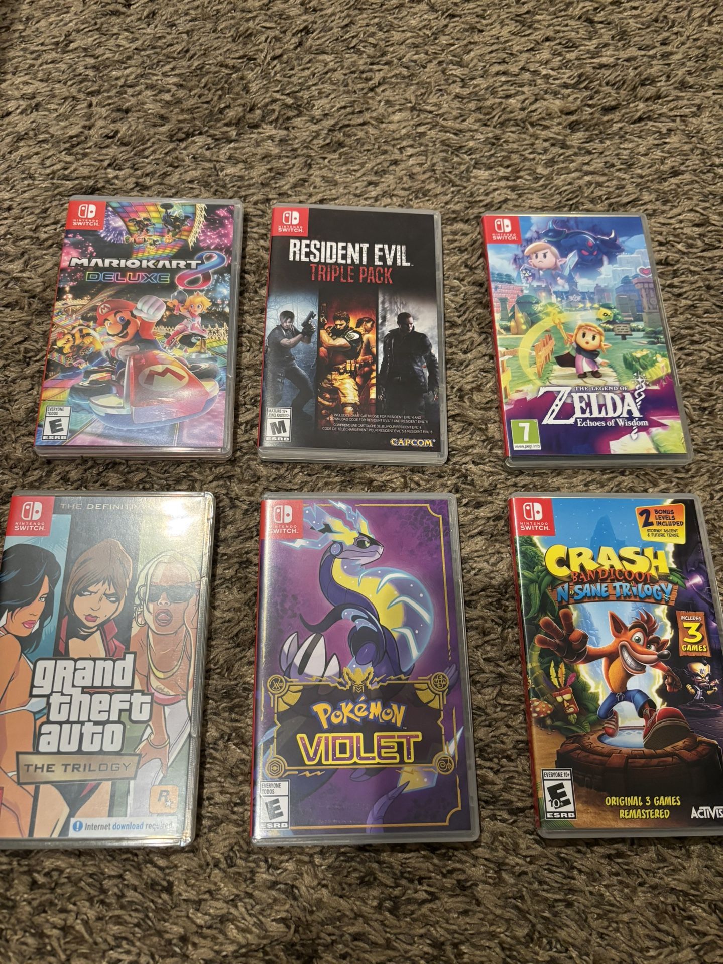 Nintendo Switch Games!! Prices Down Below! Shoot Me Offer!