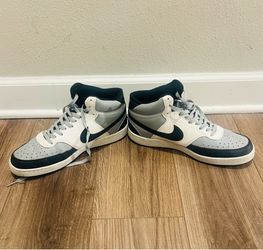 Men's Nike Court Vision Mid NN Lt Smoke Grey/Black-Sail (DN3577 002)