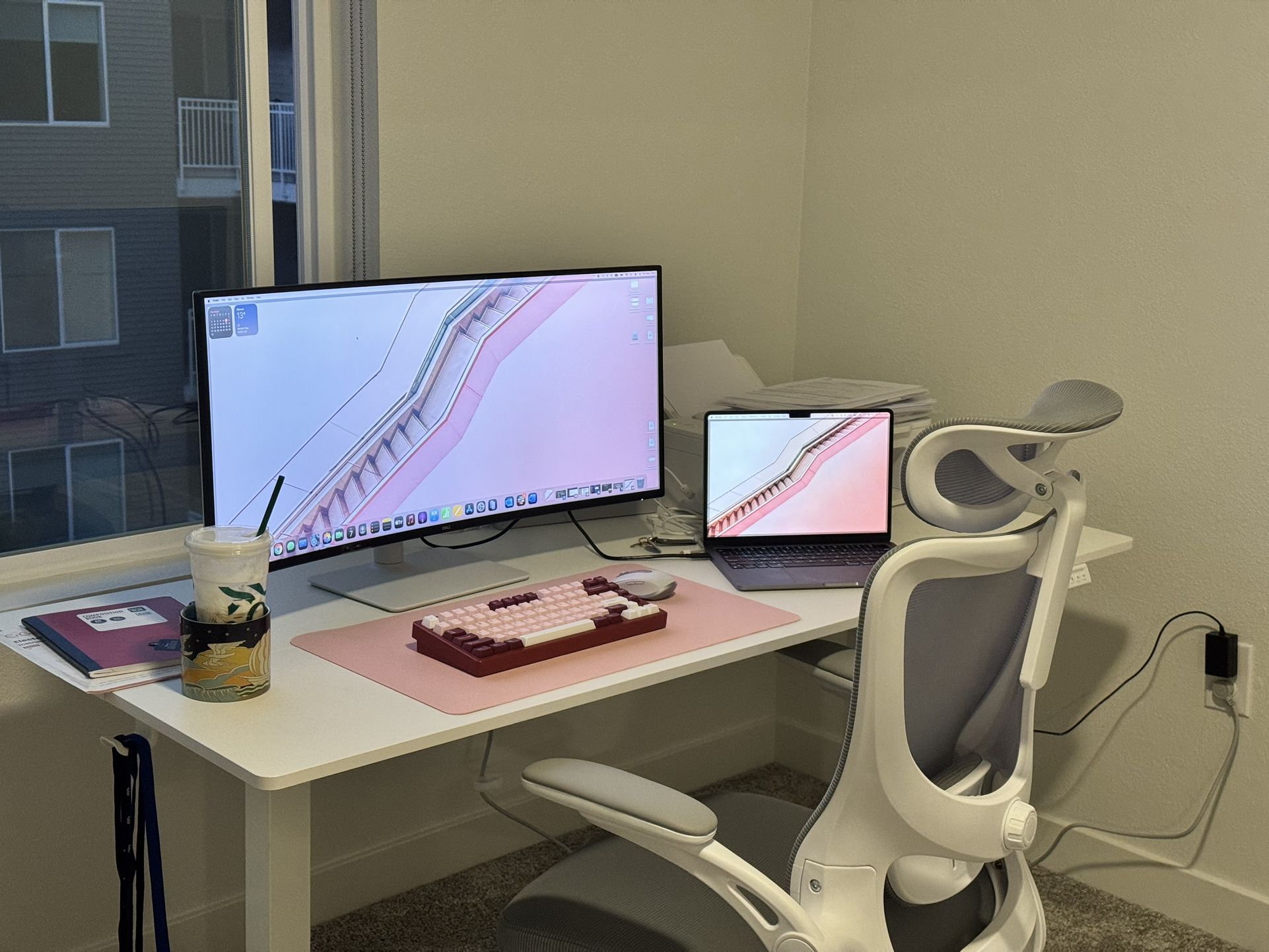 Automatic desk And Office chair