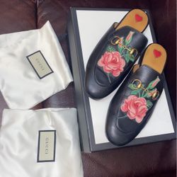 Gucci Mules Floral Size 37