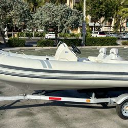 2021 ZODIAC 490 INFLATABLE RIB BOAT