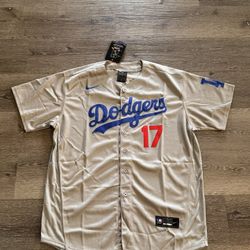 Ohtani La Dodgers Baseball Jersey Grey