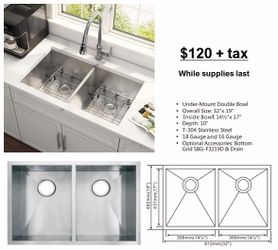 New under mount sink