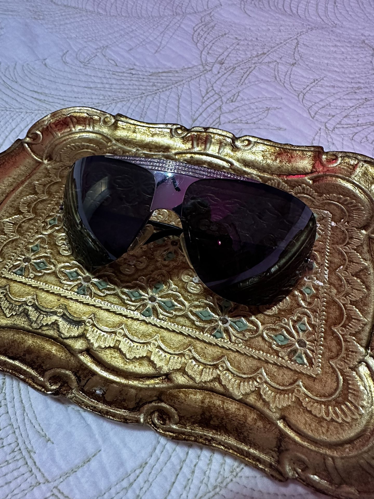 Valentino Sunglasses with Rhinestones