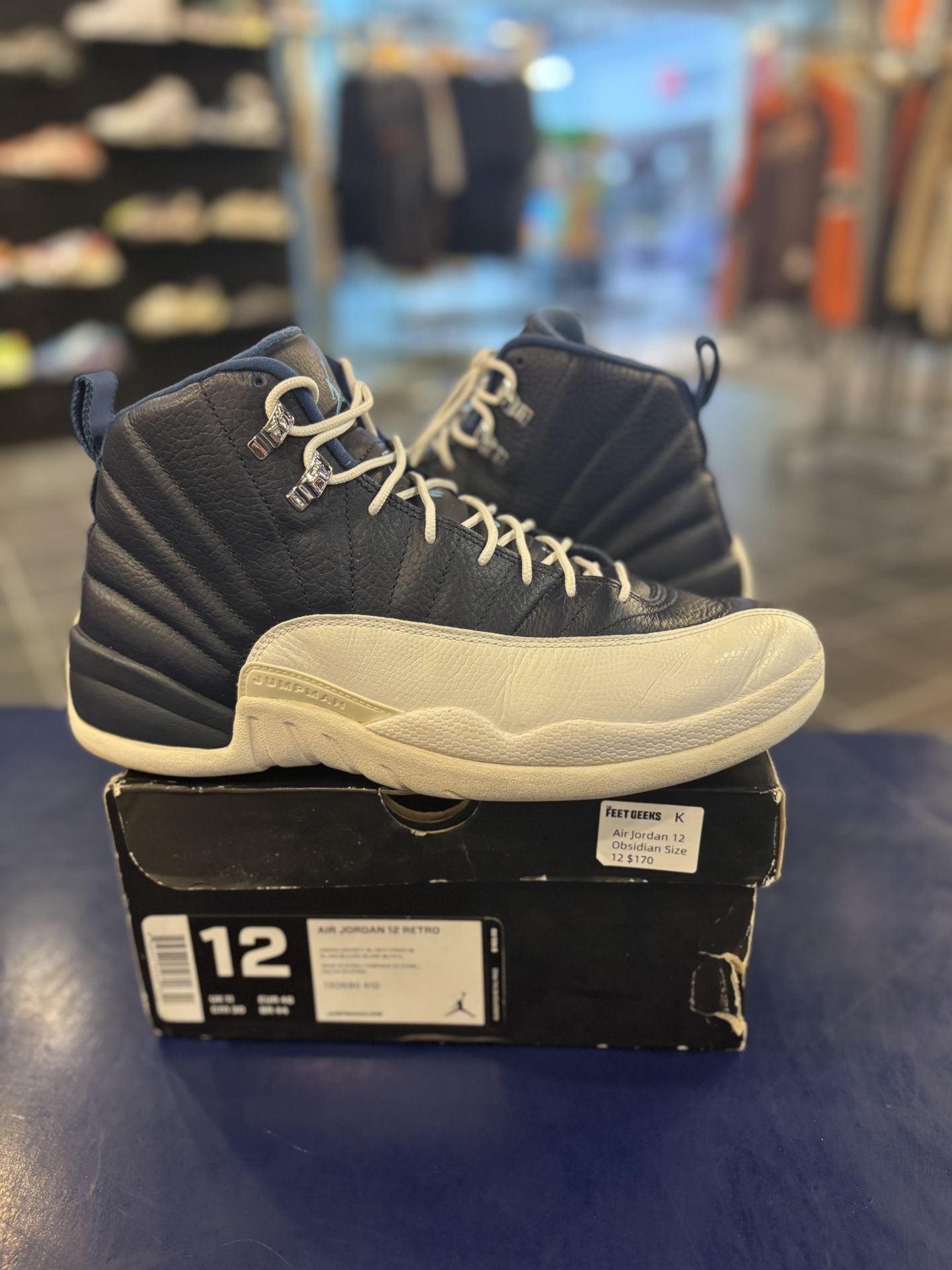 Air Jordan 12 Obsidian Size 12 $150