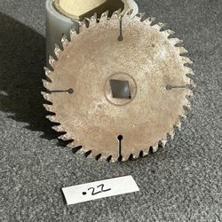 Vintage Rockwell Delta 7-1/4” Diamond Circular Saw Blade Skilsaw Arbor USA