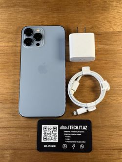 📱 iPhone 13 Pro Max | 256GB | Sierra Blue | Unlocked (Any Carrier)