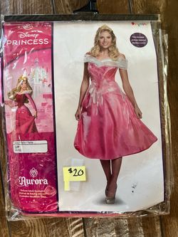 Disney Women's Princess Aurora Deluxe   Adult Sized Costumes  Size: Small 4-6  New