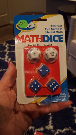 New math dice game