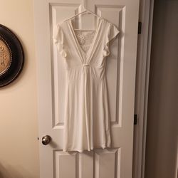 Size Medium Dress Ivory Color