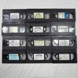 Vintage Movie VHS Tape Bundle 12-Pack BUNDLE 2