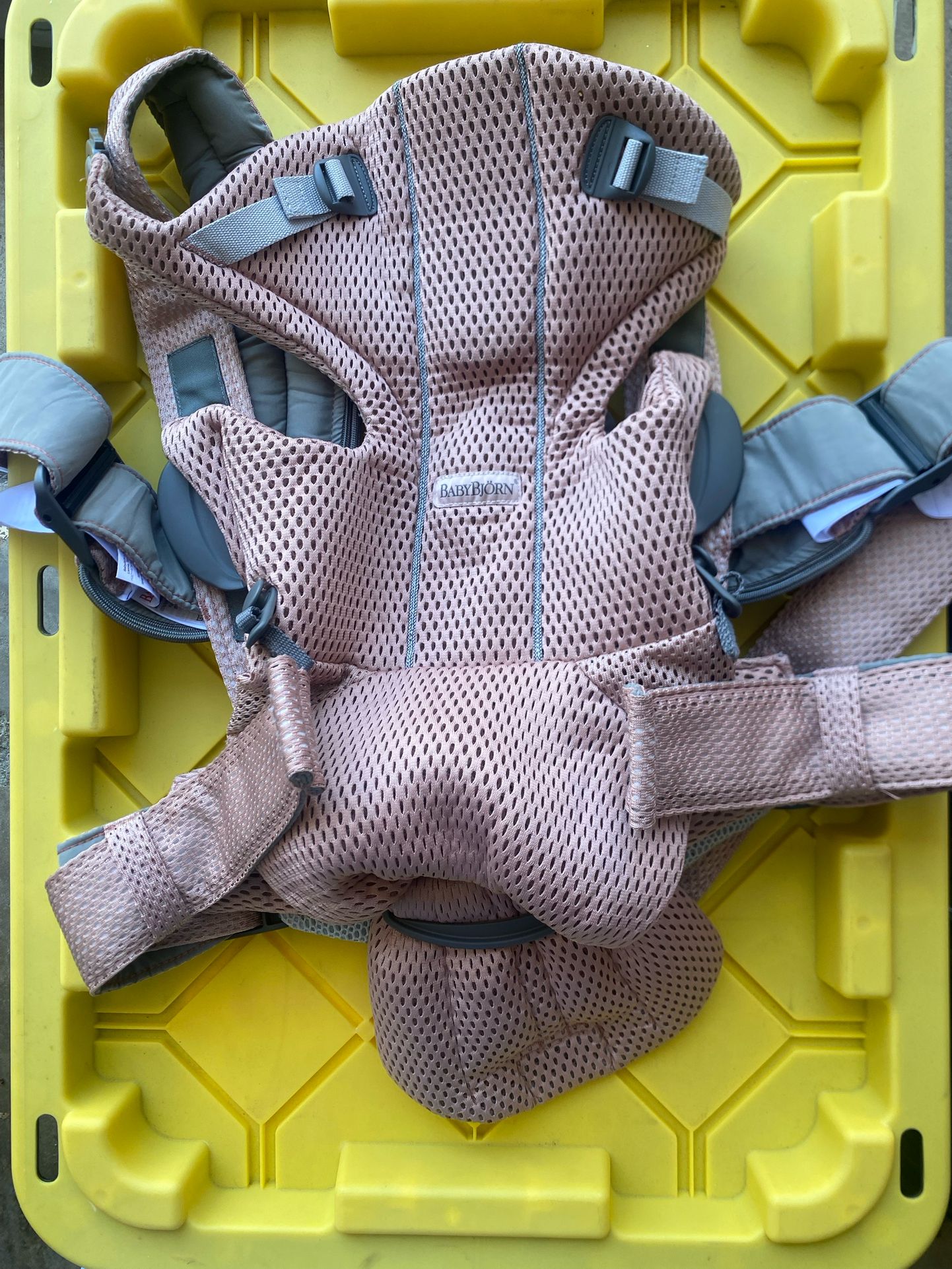 Baby Bjorn Baby Carrier 3D Mesh, Dusty Pink