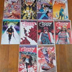 Seven Secrets 10 Comic Book Lot Number 2 3 8 Taylor  Di Nicuolo Art Boom Studio