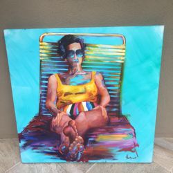 Original Canvas Painting By Sue Thompson