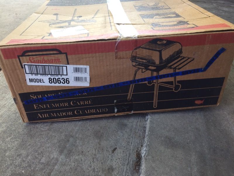 Vintage Sunbeam patio master smoker grill model 80636