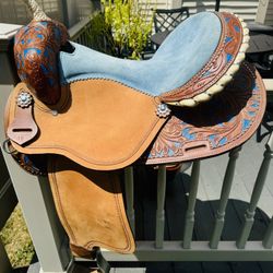 16 Inch Leather Saddle