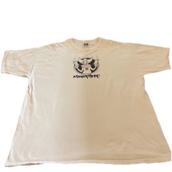 Vintage Men’s White RyhmeSayers Y2K Clown Atmosphere Rap Shirt Size XXL