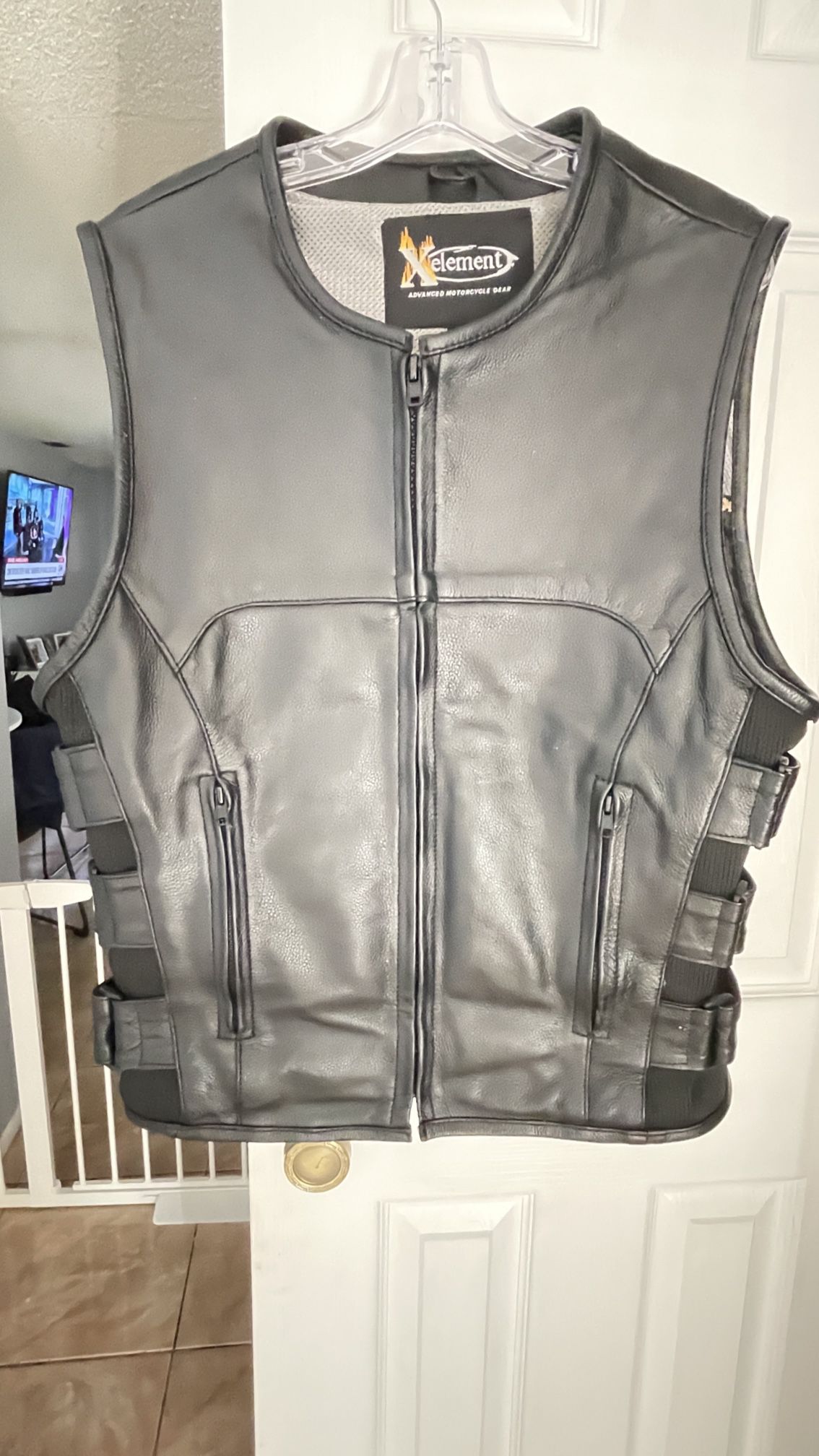 Xelement Leather Vest