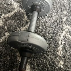 9 Lbs Total - 4.4 lbs Per Plate - 1 Adjustable Dumbbell 9 Pound Weight
