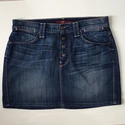7 for all mankind denim skirt 