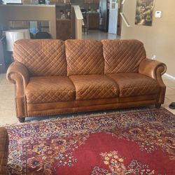 Leather Sofa Set of 3 