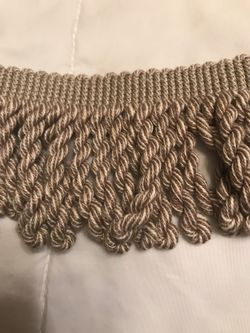 Broyhill Natural Bullion Fringe.